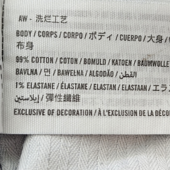 Abercrombie & Fitch The Dad Short High Rise Button Fly Womens 16 Festival Grunge - Picture 10 of 11